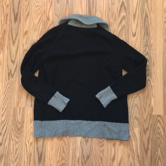 JCrew black and grey sweater size small - Picture 2 of 4